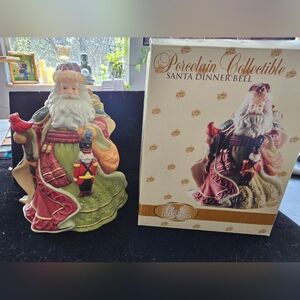 Vintage Santa Dinner Bell